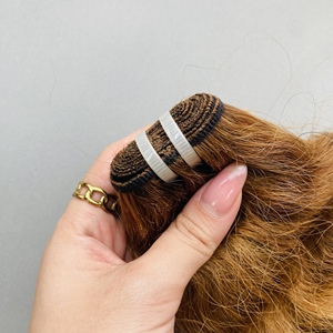 100% cutícula completa alineada cruda NO Remy suelta onda profunda paquetes de cabello humano vietnamita extensiones de cabello de onda profunda - Product Image 4