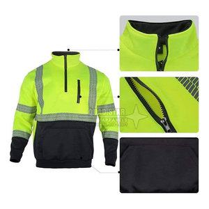 ชุดทำงานแบบซิป ¼ ตัว สะท้อนแสง น้ำหนักเบา มองเห็นได้ชัดเจน ลดราคาพิเศษ - Product Image 3