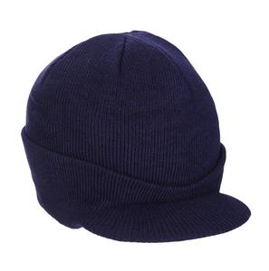 Wholesale Custom Winter <b>Beanie</b> <b>Hat</b> 100% Acrylic Hand-Knitted Cuffed Warm Solid Pattern Embroidery for <b>Men</b> Adults Outdoor Sports - Product Image 3