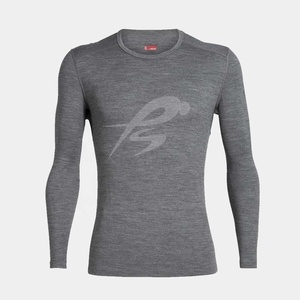 Maillot de cyclisme thermique à manches longues pour homme, anti-odeur, en Spandex/Polyester, séchage rapide, respirant, pour l'été et le fitness - Product Image 2