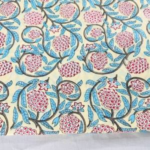 Tela de Algodón Estampada a Mano, Hecha a Mano en Jaipur, Tradicional, Ecológica, Transpirable, con Estampado de Bloques - Product Image 4