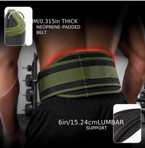 Ceinture de musculation en néoprène de haute qualité avec chaîne en acier robuste pour l'entraînement en salle de sport - Product Image 3