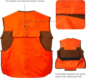 เสื้อกั๊กสำหรับล่าสัตว์ SAFA SPORTS ผลิตจากโพลีเอสเตอร์ ทนทาน เหมาะสำหรับการล่าสัตว์บนพื้นที่ขรุขระ พร้อมกระเป๋าใส่ของสำหรับล่าสัตว์ปีกและสัตว์บนที่สูง พร้อมบริการ - Product Image 6