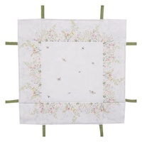 Sac à pain en toile de coton de couleur verte à deux côtés organisateur de qualité naturelle non blanchie polyvalent pour placer le pain stockage des aliments secs