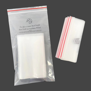 Sacs à fermeture éclair transparents faciles à ouvrir, épaisseur 0,5 mm et 2 mil - Durables et réutilisables, taille personnalisée, solution de stockage et d'emballage alimentaire - Product Image 4
