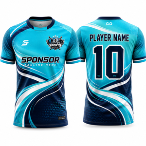 Nouveau maillot de football en polyester tricoté de qualité supérieure, respirant, léger, extensible, anti-humidité, pour une performance optimale - Product Image 1
