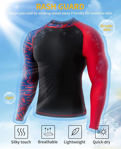 T-shirt de compression classique pour homme, couleur unie, séchage rapide, léger, pour la gym, l'entraînement et le fitness - Product Image 5