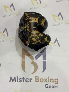 Conjunto de Guantes de Boxeo Personalizados con Cualquier Logotipo o Nombre, Fabricados en Cuero Vacuno Original, Diseño Personalizado de Fábrica, Guantes Negros - Product Image 5