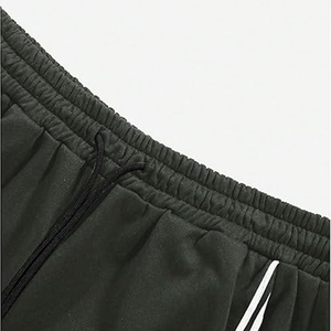 Pantalon de jogging molletonné épais personnalisé pour homme, style streetwear color block, bas de survêtement décontracté pour la gym et le sport - Product Image 3