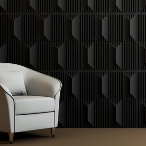 <b>Solid</b> Teak <b>Wood</b> 3D Wall Panel Distressed Finish - Wholesale Handcrafted Wall Art - Product Image 3