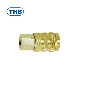 ข้อต่อลมแรงดันสูงแบบอเมริกัน ยูนิเวอร์แซล ควิกคัปเปลอร์ ตัวเมีย เกลียว NPT แบบสากล ขนาด 1/4 นิ้ว - Product Image 1