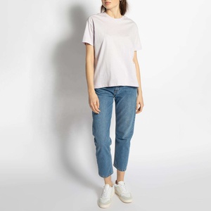 Nouveau T-shirt Slim Col Rond Femme 2027 – Vente en Gros, Impression Personnalisée – T-shirts d'Été Simples pour Femme, Service OEM, Conception Personnalisée - Product Image 2
