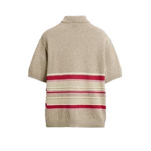 Tejido personalizable de alta calidad para hombre, tejido con cremallera para polos, ropa de calle de algodón/poliéster, tela transpirable de talla grande - Product Image 2