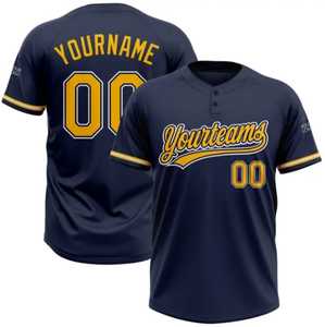 Maillot de baseball personnalisé 2026 pour club sportif, sublimation, 2 boutons, design sur mesure, tenue d'entraînement, qualité supérieure - Product Image 1
