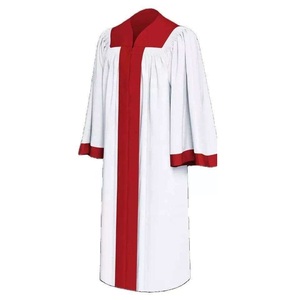 Robe de Pasteur pour Femmes et Hommes, Robe de Chorale d'Église, Costume de Cosplay Catholique pour Halloween, Robe de Prêtre Chrétien à Manches Longues - Product Image 2