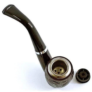 Pipa de Fumar de Madera Hecha a Mano, Venta al Por Mayor de Fábrica, Duradera, Ecológica, Portátil, con Logotipo Personalizado, Estilo Vintage - Product Image 1