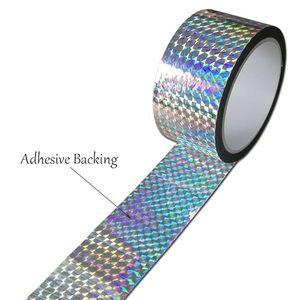 Cinta Adhesiva Holográfica Reflectante en Rollo para Proyectos de Manualidades, Decoración Artística, Envoltura de Regalos, Embalaje y Scrapbooking - Product Image 2
