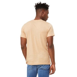 T-shirt pour homme 100% coton, décontracté, uni, classique, à col rond, à ourlet droit, respirant, séchage rapide - Product Image 1