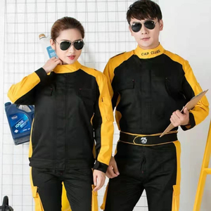 Combinaisons de travail unisexes pour la réparation automobile, en coton, manches longues, vêtements de travail de protection, logo imprimé personnalisé, service OEM - Product Image 5