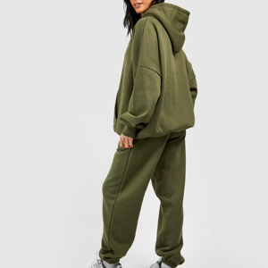 Nuevo Conjunto Deportivo para Mujer, Estilo Jogging, Grueso, Holgado, con Pantalones Deportivos y Bolsillos Laterales, para Otoño - Product Image 2
