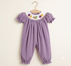 Combinaisons pour bébé fille 100% coton, manches bouffantes, volants, style mignon, printemps, haute qualité, en vente - Product Image 6