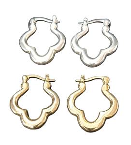 Pendientes Huggie de Aleación Estilo Bohemio al por Mayor, Joyería Ligera para Uso Diario - Precio de Fábrica de Fabricante Indio - Product Image 1
