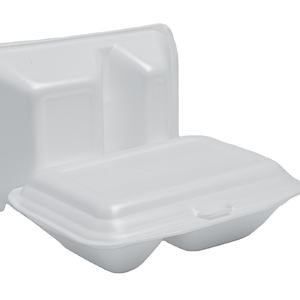 ภาชนะบรรจุอาหารภาชนะบรรจุอาหารโฟม PS แบบใช้แล้วทิ้งพร้อมกล่องอาหารกลางวันฝาปิด / อาหารจานด่วน / ผู้ผลิตแฮมเบอร์เกอร์ราคาต่ําเป็นมิตรกับสิ่งแวดล้อม - Product Image 1