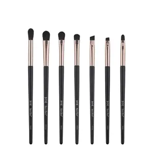 Premium Rose Gold Wooden Handle Cosmetic Brush Set Blender/Eyeshadow/Blending/Eyeliner Brush