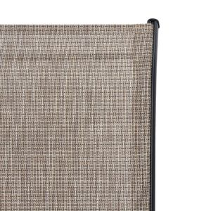 Set di 6 Sedie da Pranzo da Esterno con Seduta Larga Ergonomica, Capacità di 350 Libbre per Sedia, Tessuto Teslin Impermeabile e Resistente alla Ruggine - Product Image 3