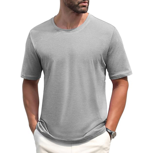 Camiseta Casual de Algodón Francés para Hombre, Corte Relajado, para Uso Diario, Premium, Lisa, OEM, ODM, Fábrica de Ropa - Product Image 6