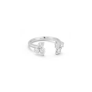 Diamond Stackable Ring Solitaire Toi Et Moi <b>Cluster</b> Bands Jewelry Round Pear Marquise Cut Lab Grown Wholesale 14k 18k Solid Gold - Product Image 6