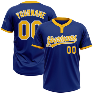Camiseta de béisbol de dos botones, camiseta de béisbol sublimada, diseño personalizado, servicio OEM, proveedor mayorista - Product Image 1