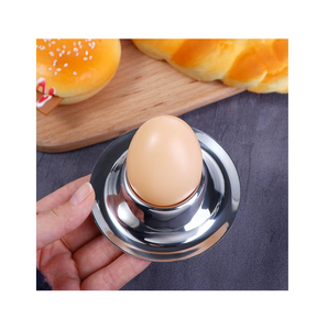 Soportes para huevos cocidos de acero inoxidable, los más vendidos al por mayor, para la mesa del desayuno. - Product Image 1
