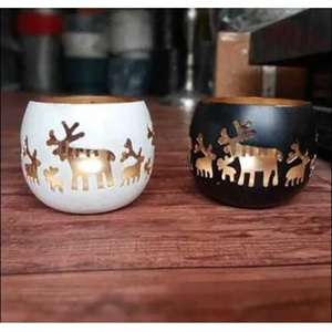 Christmas <b>Tree</b> Shape Brass Candle <b>Stand</b> Heat Resistant Home Decoration - Product Image 5