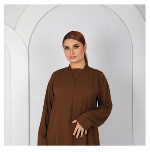 Abaya Moderna de Lujo para Mujer, con Cuello Medio, Diseño Único y Elegante, Última Moda en Línea - Product Image 1