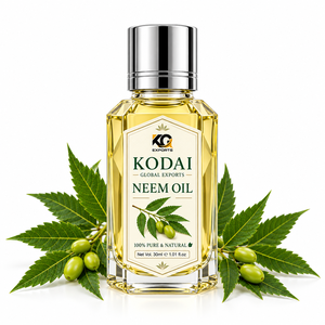 Aceite de Neem 100% Puro y Natural en Gel Líquido para Rostro, Cabello y Cuerpo, 30g, Envase en Lata/Barril/Tambor, Logotipo Personalizado - Product Image 1