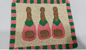 Monedero de cuentas con múltiples compartimentos para efectivo, tipo bolso de mano, adornado con cuentas, ideal para regalo - Product Image 2