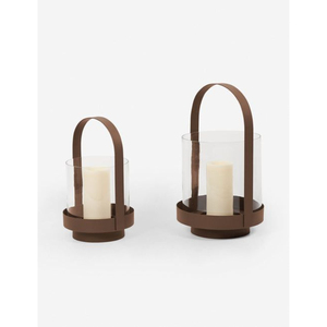Ensemble de bougeoirs cylindriques en verre les plus vendus avec base en laiton et bordure dorée pour la décoration de la maison et du salon - Product Image 3