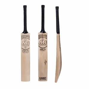 ไม้คริกเก็ต MB Malik UMZ Zulfi Legend Edition รุ่นทนทาน น้ำหนักเบา ทำจากไม้ Willow สำหรับคนถนัดขวา/ซ้าย พร้อมปลอกหุ้มและแผ่นกันลื่นฟรี - Product Image 1