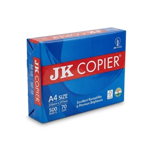 High Quality JK A4 Copier <b>Paper</b> 80 GSM Smooth Multipurpose Office Printing <b>Paper</b> Wholesale Bulk Supply export copy <b>paper</b> - Product Image 1