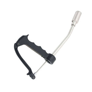 Pistolet de dosage manuel SIGAL pour administration orale vétérinaire, avec poignée en aluminium courbée et tête de diamètre personnalisable, pour chevaux - Product Image 2
