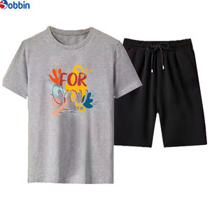 Nueva Colección de Verano, Traje Deportivo Personalizado para Hombre, Talla Grande, Impresión Digital, Conjunto Cómodo de Verano, Conjunto de Pantalones Cortos para Hombre - Product Image 2