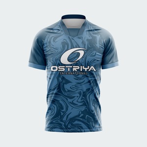 Camiseta de Fútbol Personalizada para Adultos, Impresión por Transferencia de Calor, Nombre del Equipo Personalizado, Color Sólido, 100% Poliéster, Secado Rápido, Transpirable, Manga Corta - Product Image 3