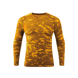 Streetwear Professional <b>Men</b> <b>Compression</b> <b>Shirt</b> Solid Color Breathable Gym Training Fitness Running Activewear - Product Image 2