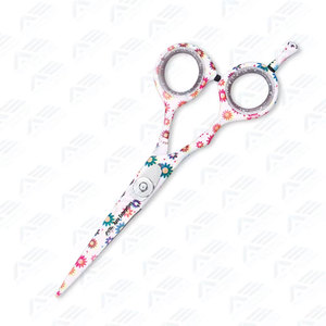 Barber Scissors Stainless Steel Fancy Scissors European Vintage <b>Floral</b> Design Strong Blades Multi-Purpose Custom Made - Product Image 6