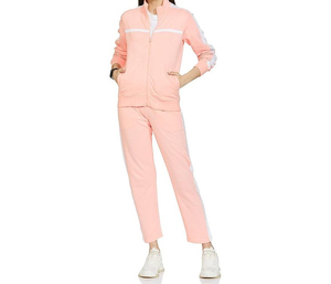 Ensemble de survêtement pour homme, coupe classique, 100% polyester, streetwear décontracté, survêtement deux pièces, imprimé uni, polaire léger - Product Image 2