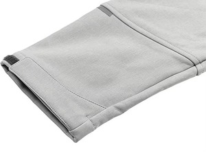 Veste softshell pour homme, imperméable, coupe-vent, à capuche, doublée en polaire, pour la randonnée et le camping, gris clair - Product Image 2