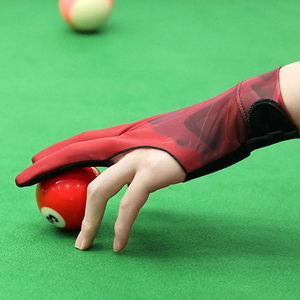 Guantes de Snooker con Diseño Moderno y Elegante, Impresos con Fibra de Carbono, Transpirables, de Spandex, con Palma Suave - Product Image 2