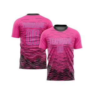 Camiseta de Fútbol Personalizada con Nombre y Número, Diseño Sublimado de Dos Tonos, 100% Poliéster, Unisex, para Verano - Product Image 5