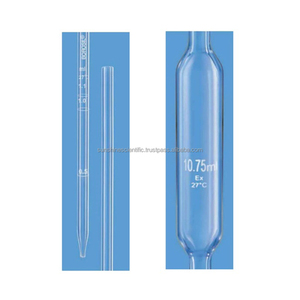 ซัพพลายเออร์อินเดียของขวดแก้วใส่นมมาตรฐาน ISI ขนาด 10.75 มล. พร้อมหลอดดูดนมสำหรับจ่ายนมในบิวทิโรมิเตอร์ขนาด 10.75 มล. - Product Image 1